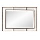 preview thumbnail 6 of 6, Allan Andrews Gavin Metal Framed Wall and Accent Mirror - 33H x 23W x 1D