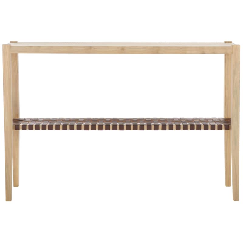 SAFAVIEH Sigurd Solid Wood Bar Height Dining Table - 61"W x 14"D x 41"H