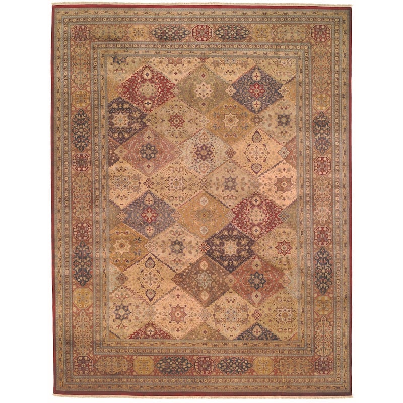 SAFAVIEH Couture Hand-knotted Lavar Riva Traditional Oriental Wool Rug with Fringe