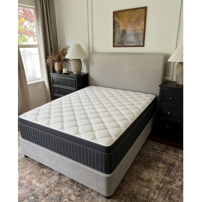 Cooling Medium Firm 12-Inch Hybrid Mattress with Pressure Relief