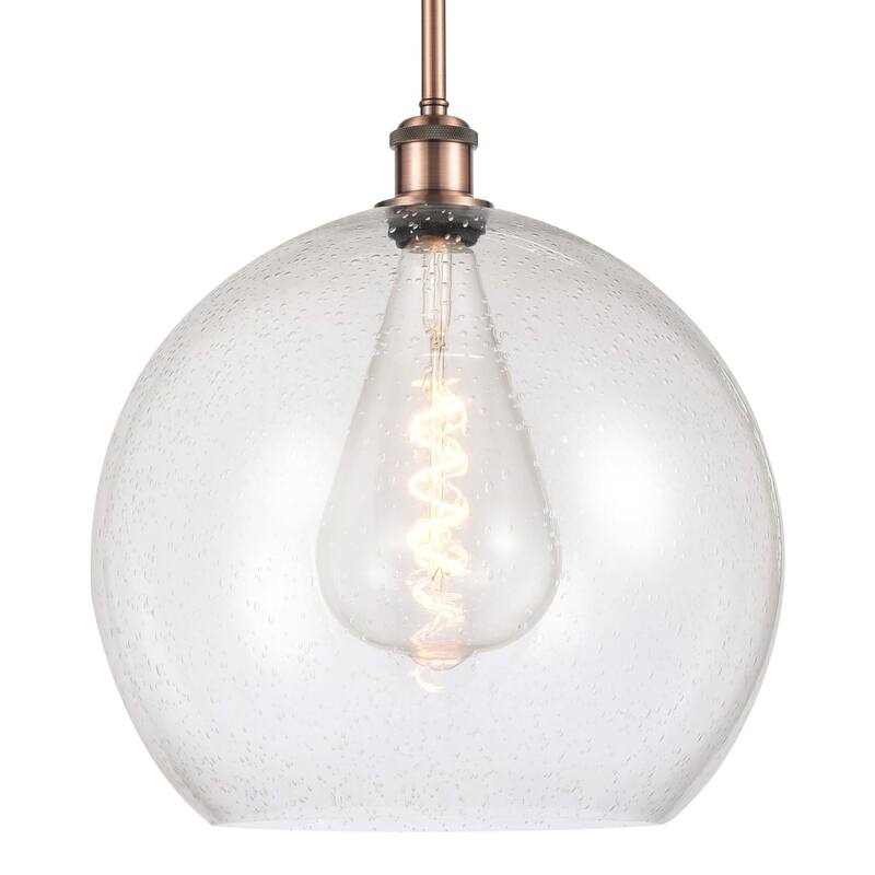 Innovations Lighting 516-1S-17-14 Athens Pendant Athens 14" Wide - Antique Copper / Seedy