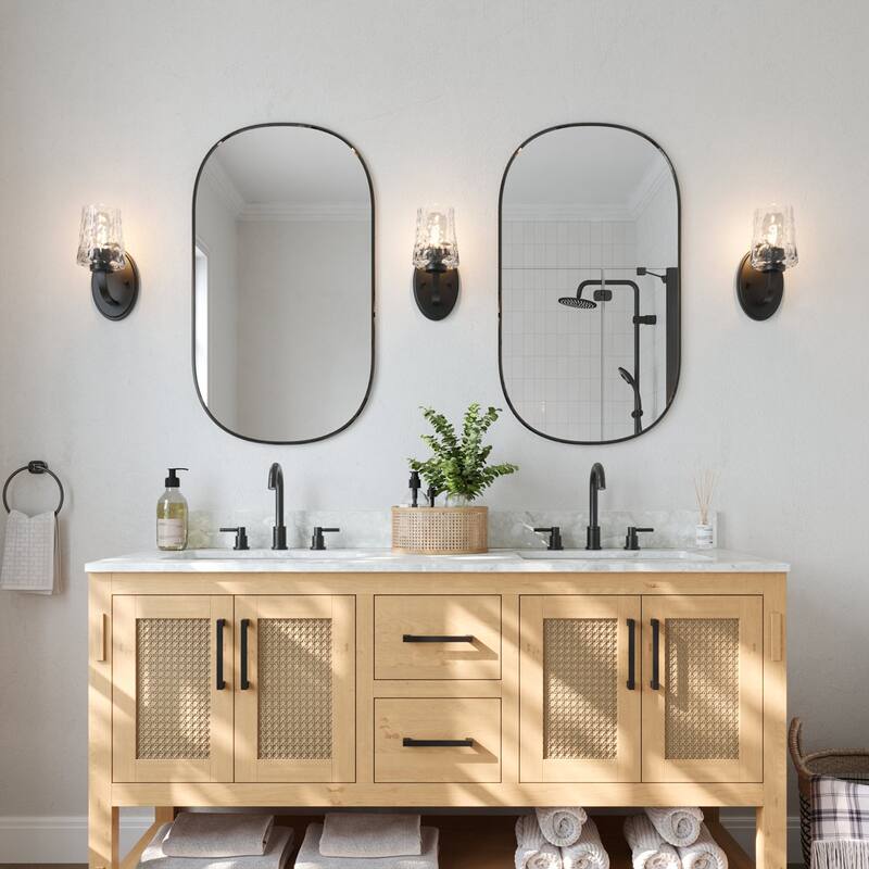 Acroma 1 - Light Bathroom Steel Dimmable Traditional Wall Sconce