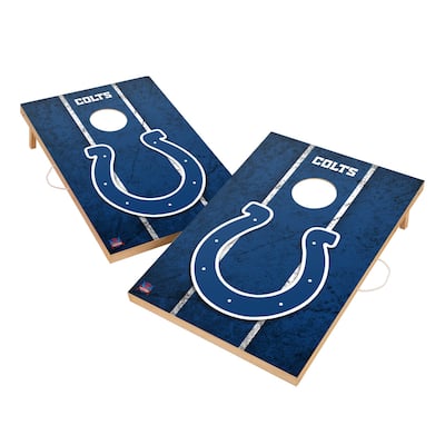 Vintage Indianapolis Colts NFL Regulation 2x4 Cornhole Set