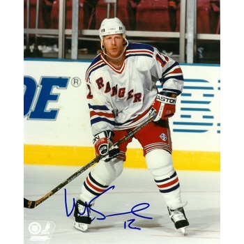 Mike Keane signed New York Rangers 8x10 Photo