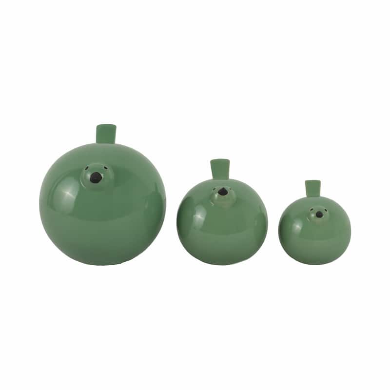 Ceramic Family Of Bird Figurines Set of 3 - 4/6/7"