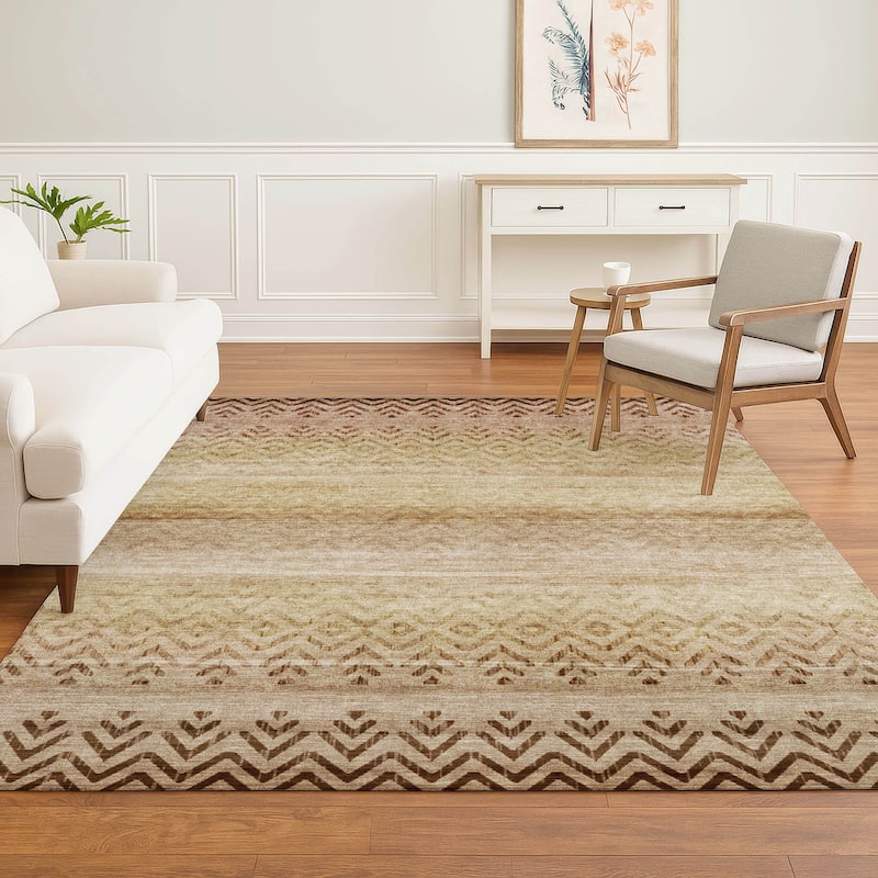 Premium Washable Super Soft Boho Ombre Mayfield Rug
