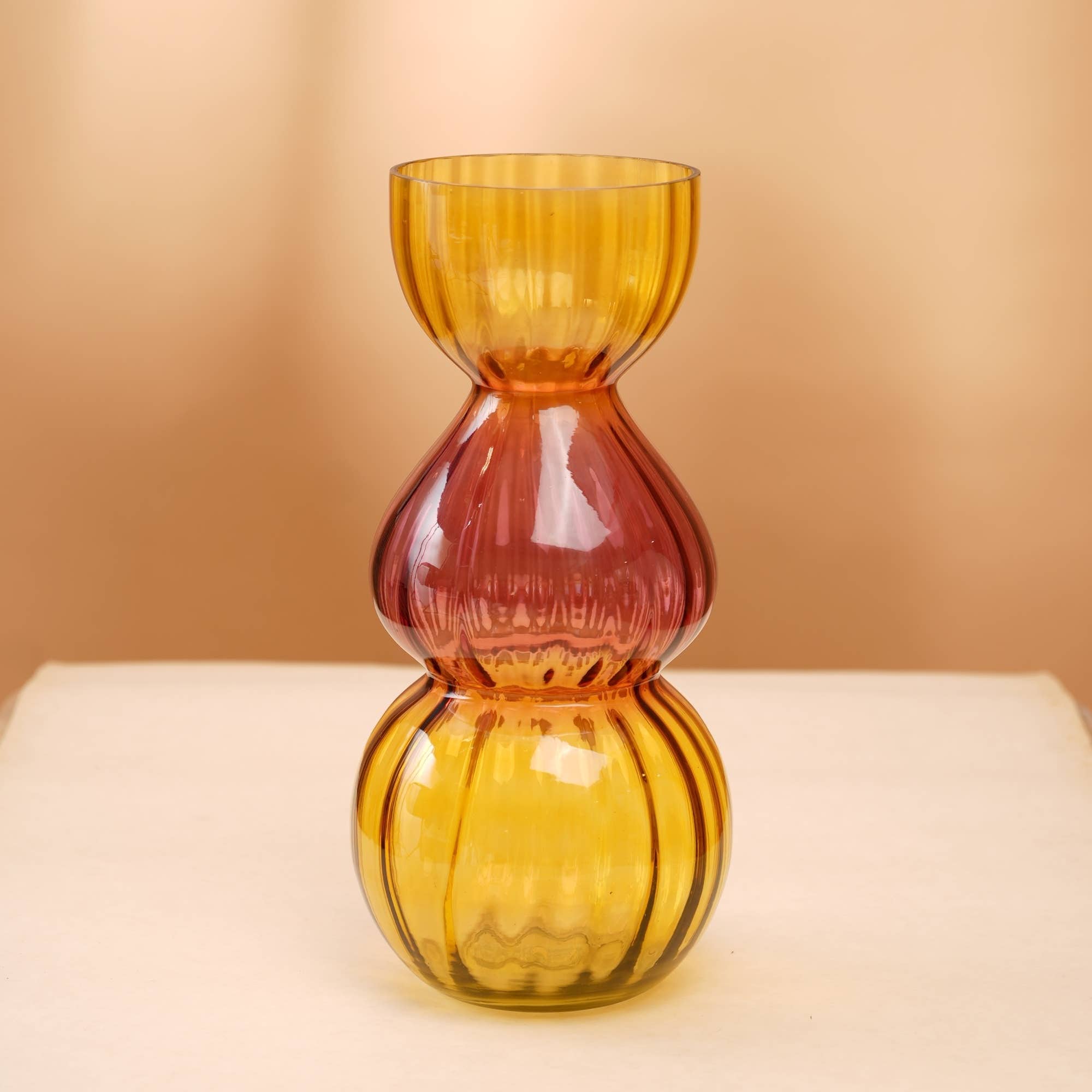Decorative Opulent Bauble Glass Vase