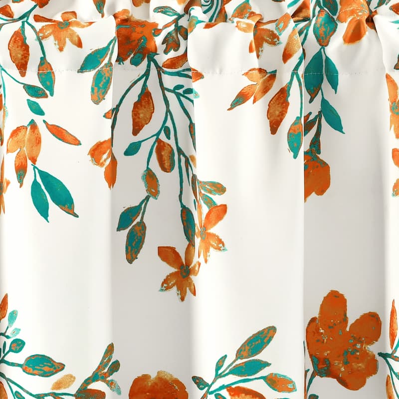 Lush Decor Tanisha Room Darkening Window Curtain Valance - 18" x 52"