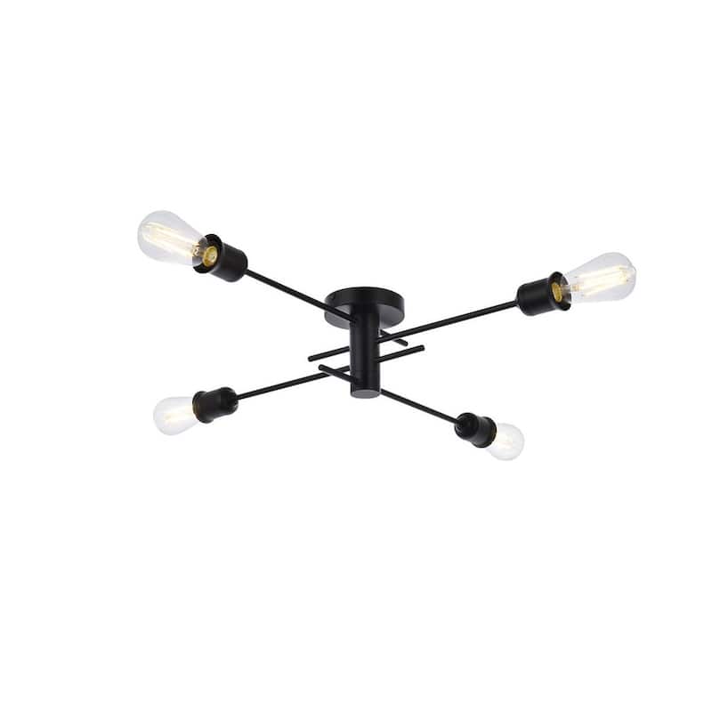Bane 4 Light Flush Mount - 26 Inch