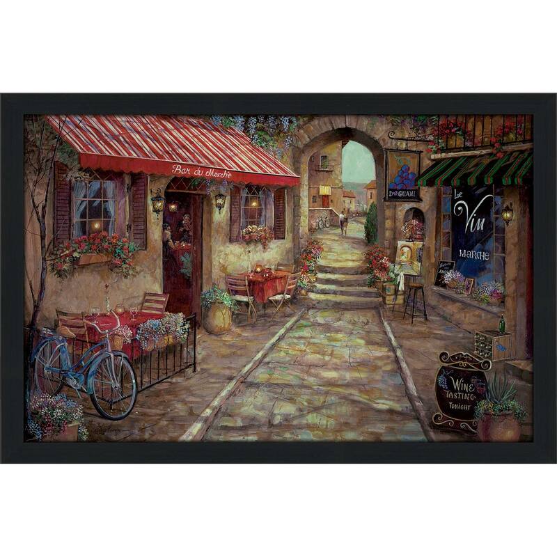 "Bar du Marche" by Ruane Manning Print on Acrylic
