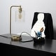 preview thumbnail 11 of 35, Lalia Home Modern Iron Desk Lamp with USB Port and Glass Shade - N/A