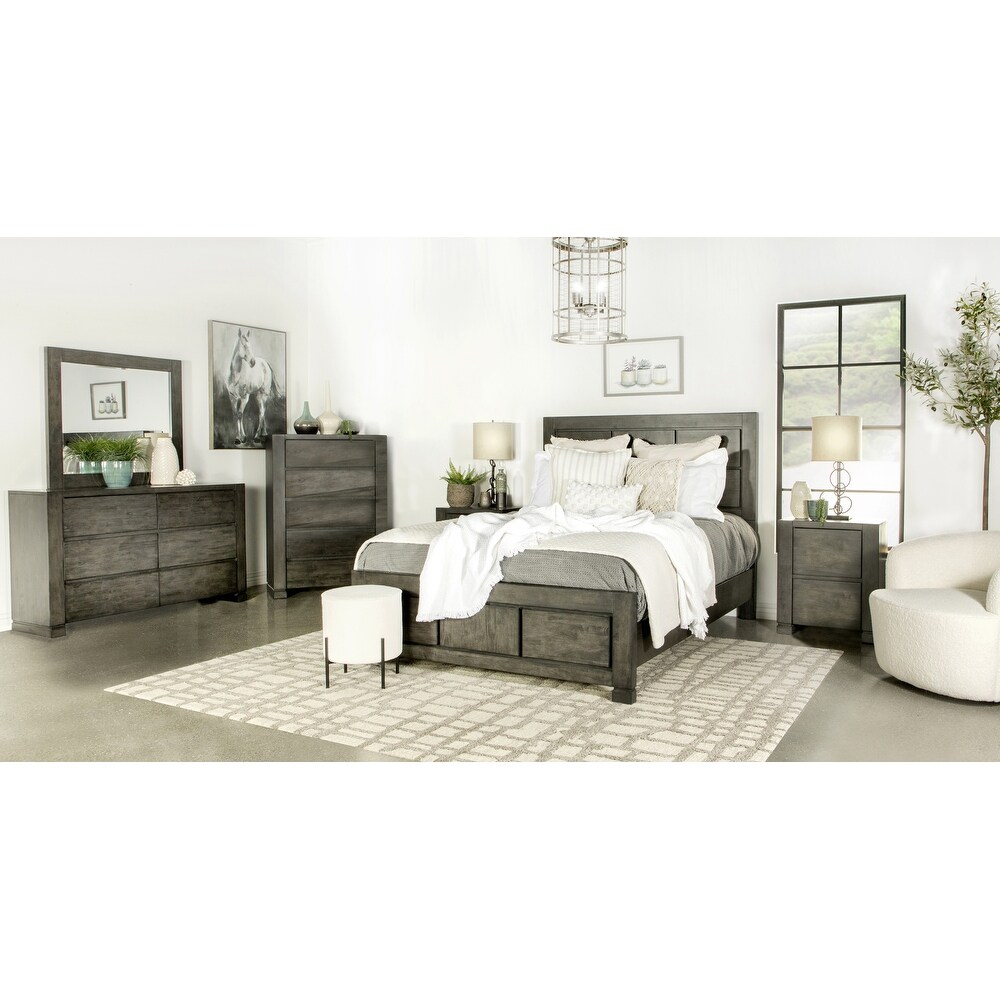 Coaster Furniture Taylor Bedroom Set Light Honey Brown and Grey - On Sale -  Bed Bath & Beyond - 38110503