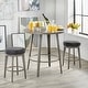 preview thumbnail 7 of 15, angelo:HOME Linden Swivel Barstool (Set of 2)
