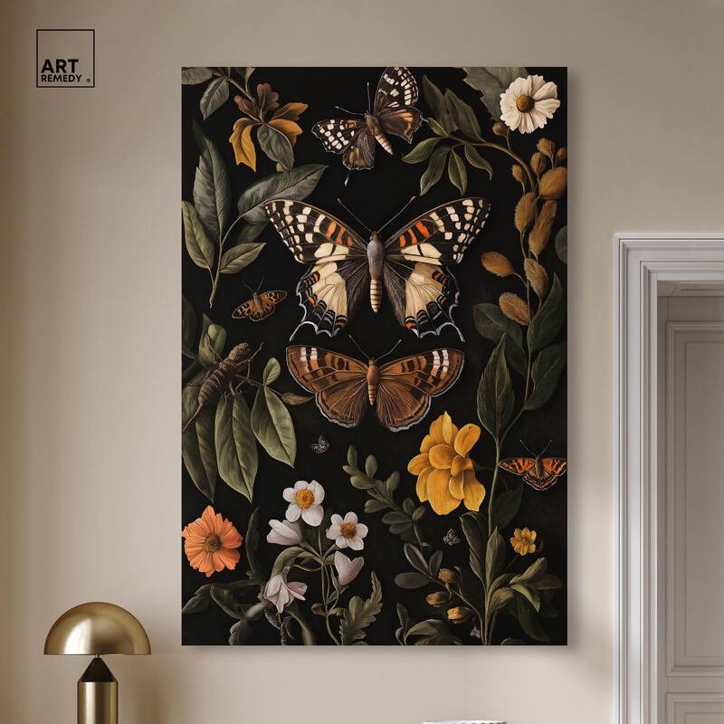 Winged Visitors I Canvas by Art Remedy, Gallery Wrapped