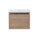 preview thumbnail 13 of 34, 24 inch Plywood Freestanding Bathroom Vanity Set with Integrated Resin Sink