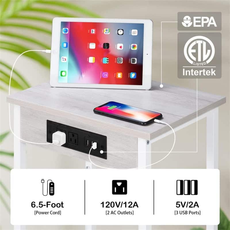 Nightstands with Charging Station