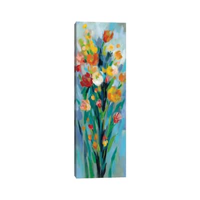 iCanvas "Tall Bright Flowers II" by Silvia Vassileva Canvas Print