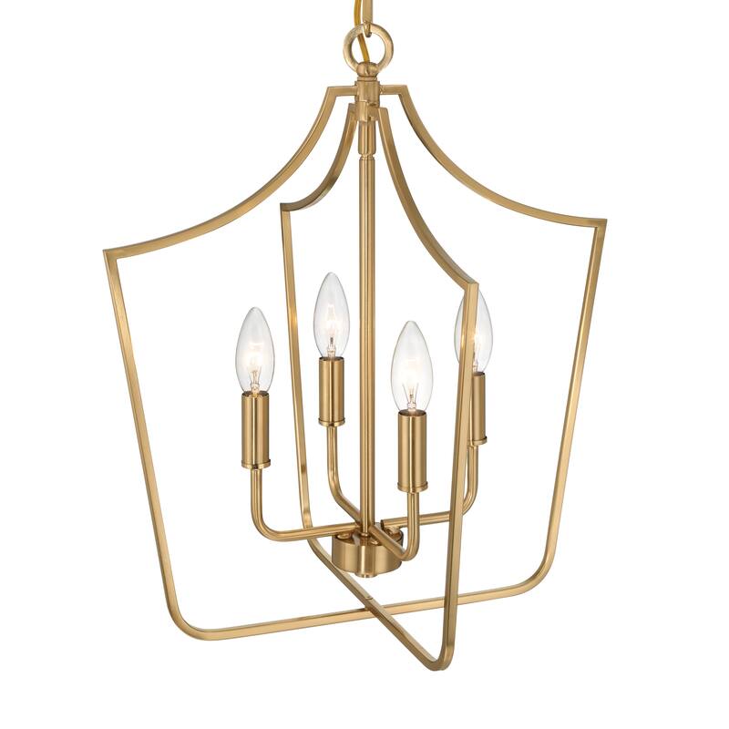 Constance Tapered Metal Chandelier Style Ceiling Light - 17.0"L x 17.0"W x 19.0"H