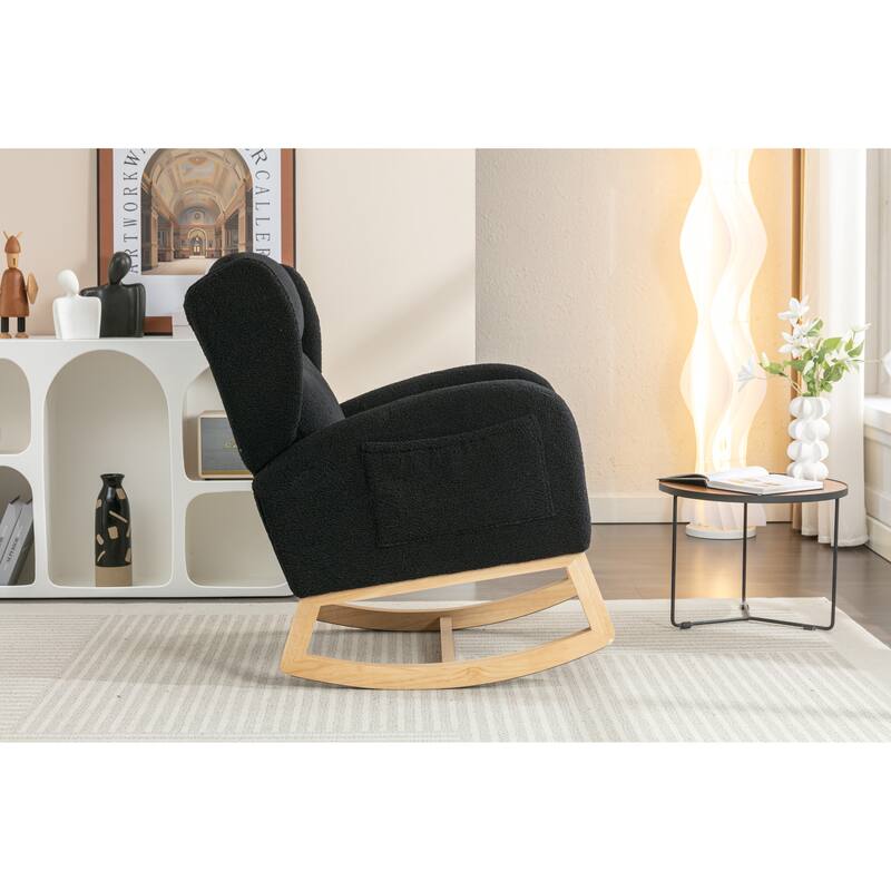 Teddy Fabric Rocking Chair