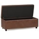 preview thumbnail 13 of 136, WYNDENHALL Stanford Upholstered Storage Ottoman