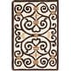 preview thumbnail 32 of 128, Safavieh Hand-hooked Chelsea Cherrelle Country Oriental Wool Rug 1' 8" x 2' 6" - Ivory/Dark Brown - Runner/Rectangle