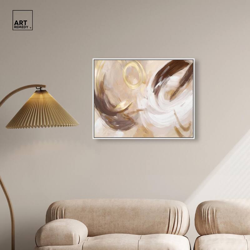 Dreamy Swirls II Canvas by Art Remedy