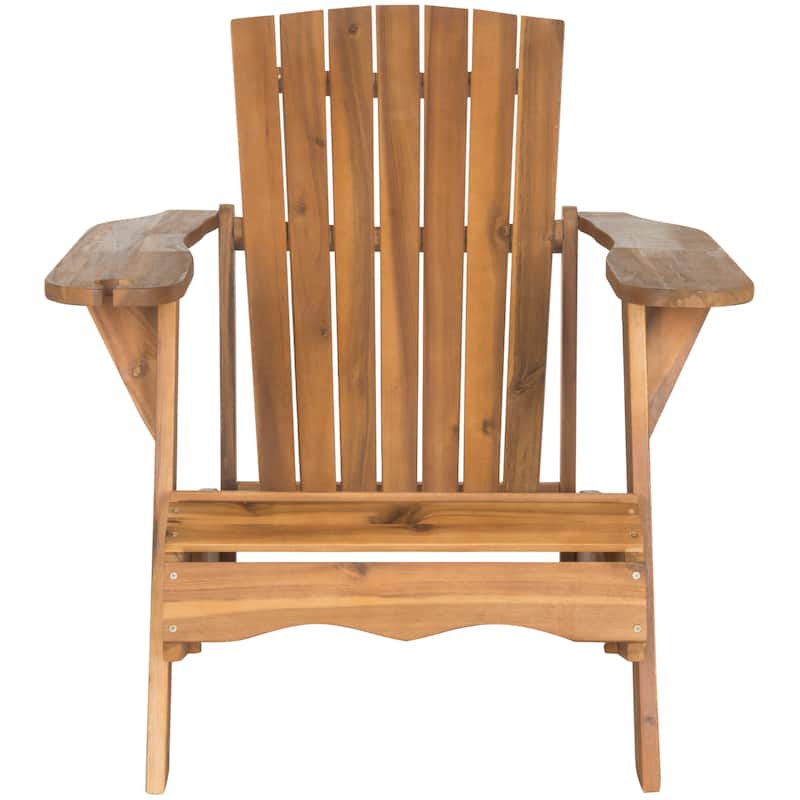 SAFAVIEH Outdoor Living Vista Brown Acacia Wood Adirondack Chair - Natural