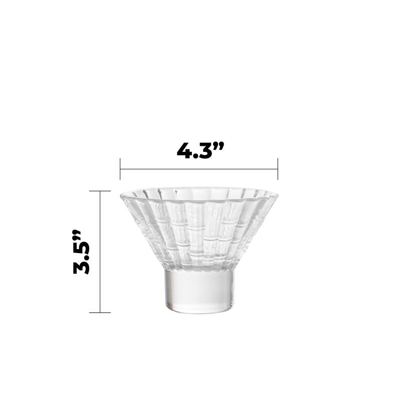 Mahalo Martini 8oz (237ml), GB - Set of 4 - Clear