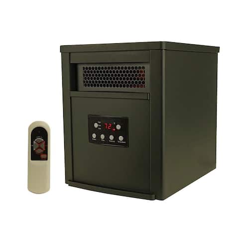 Lifesmart 6 Element 1500W Portable Electric Infrared Quartz Space Heater, Indoor