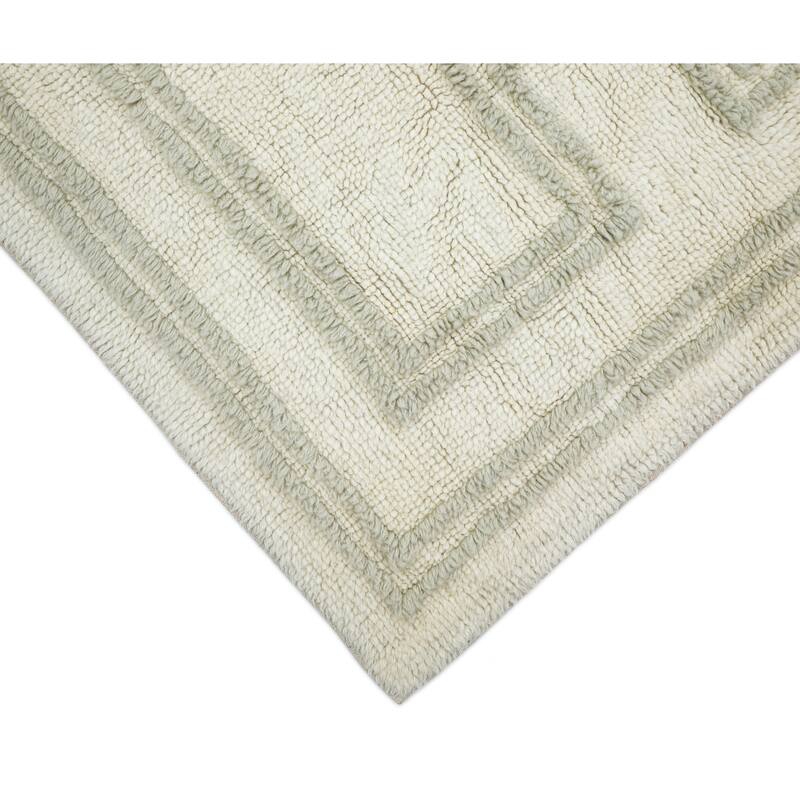 Terra by Obeetee Turin Border Gray Rug