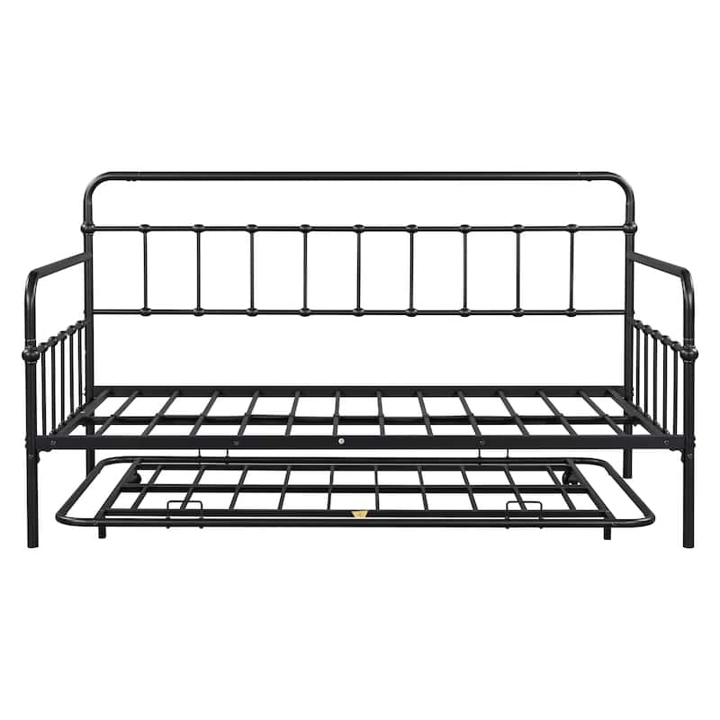 Metal Frame Daybed with trundle