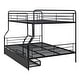 preview thumbnail 14 of 22, Merax Full XL Over Queen Metal Bunk Bed