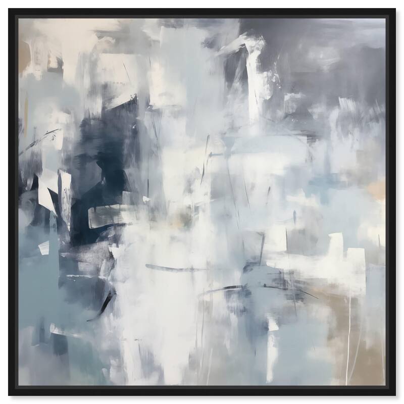 Pulse of the Storm II Canvas by Art Remedy - Black - 30" x 30"