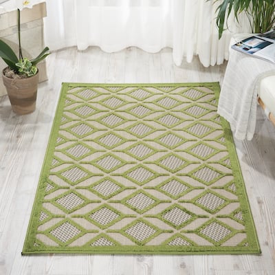 Nourison Aloha Geometric Indoor/Outdoor Area Rug