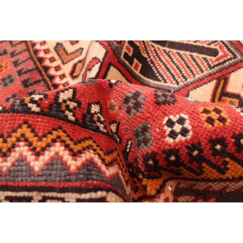 ECARPETGALLERY Hand-knotted Konya Anatolian Red Wool Rug - 5'1 x 9'4