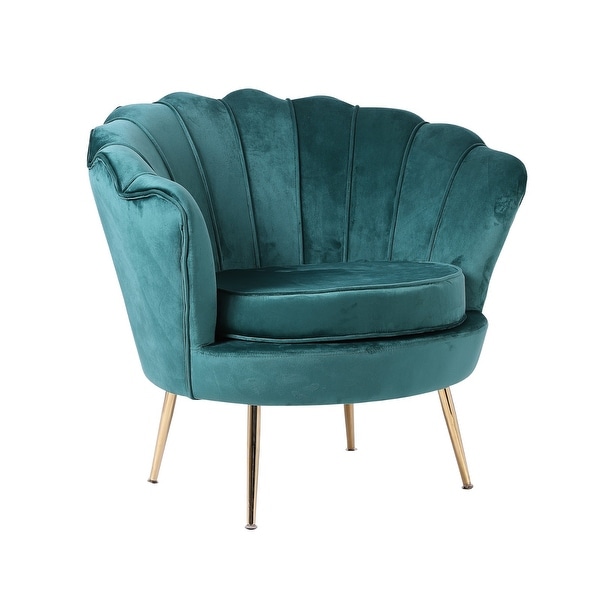 Teal velvet 2024 chair gold legs