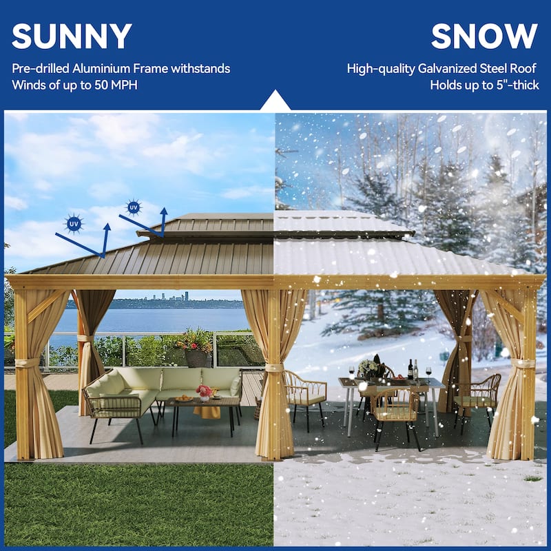 Outdoor Metal Canopy Gazebo