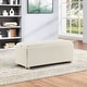preview thumbnail 1 of 13, Sahara Storage Bench White Cord