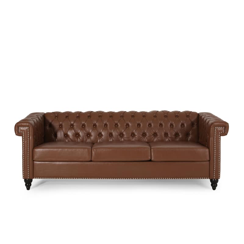 Parkhurst Chesterfield Tufted 3-seat Sofa by Christopher Knight Home