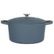 preview thumbnail 1 of 3, Crock Pot Artisan 7-Quart Round Dutch Oven Navy
