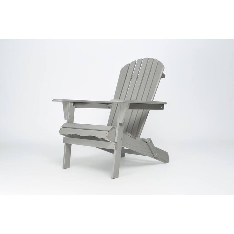 Wood Lounge Patio Chair for Garden Set of 2