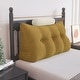 preview thumbnail 21 of 27, WOWMAX Headboard Wedge Reading Pillow With Bolster Neck Roll
