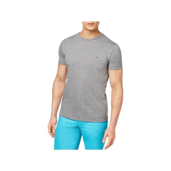 Shop Lacoste Mens T Shirt Crew Neck Short Sleeves Blue Xl Free Shipping On Orders Over 45 Overstock 22581842