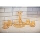 preview thumbnail 1 of 3, Jeanne Fitz Slant Collection Wine Decanter and Set of Four Stemless Wine Glasses, Gold