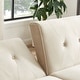 preview thumbnail 8 of 39, Modern Futon Sofa Bed, Convertible Sleeper Sofa with Tapered Wood Legs, 78.35" W, Small Split Back Sofa for Living Room