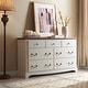 preview thumbnail 22 of 23, Vintage 7 Drawers Wood Dresser Chests, Rustic Dressers Chset Organizer