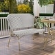 preview thumbnail 2 of 10, Furniture of America Ariel Natural Tone Aluminum Patio Bench