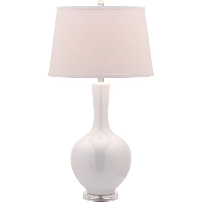 SAFAVIEH Lighting Danelle 32-inch Navy Gourd Lamp (Set of 2) - 17"x17"x32" - 17Wx17Dx32H