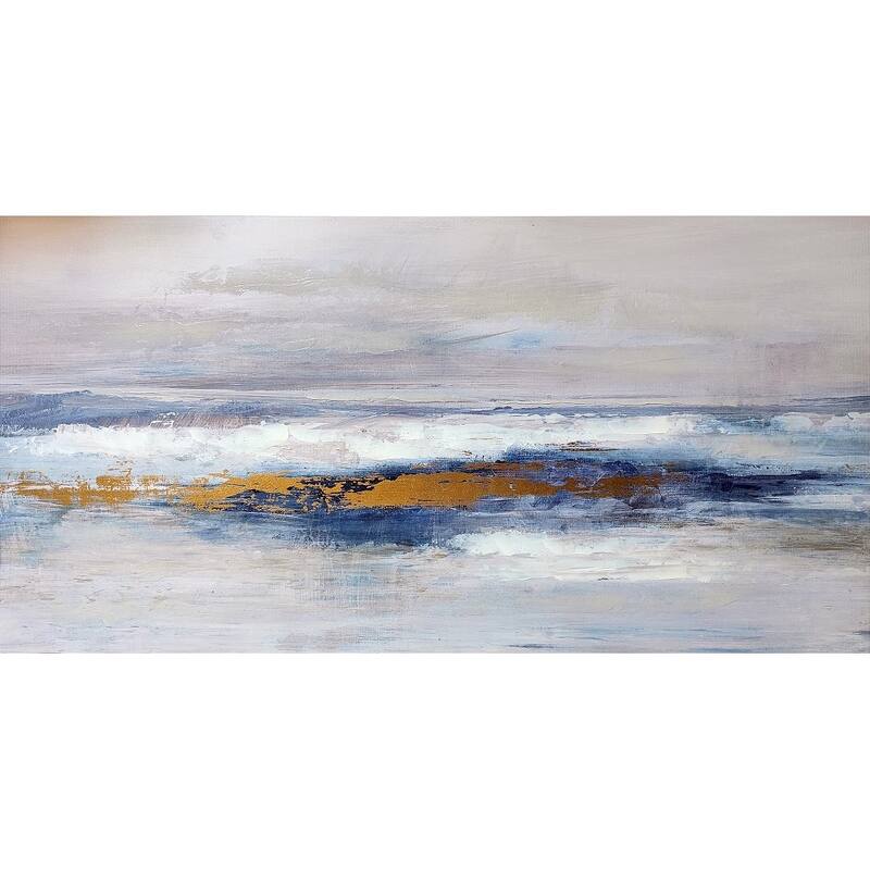 Gracie Mills Louise Tranquil Sorbet Sky Gel Coat Canvas