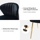 preview thumbnail 53 of 89, Aruna Accent Chair with Metal Legs 20''W X 19.5 ''D X 29''H by HULALA HOME